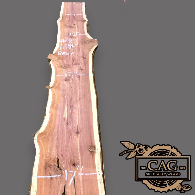 Eastern Red Aromatic Cedar Slabs