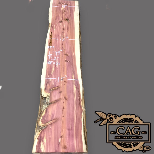 Eastern Red Aromatic Cedar Slabs