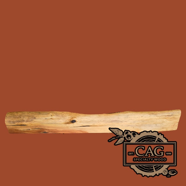 Red Cedar Mantel, 99-Inch Finished: Nature's Masterpiece, Ready for Your Home