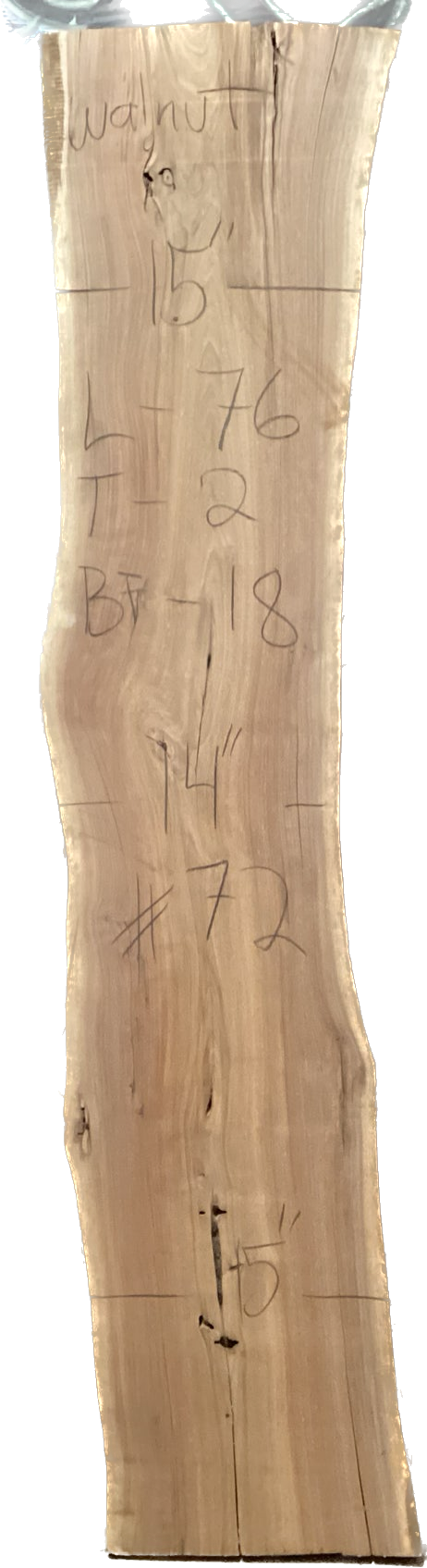 Walnut Slabs 8/4- 1-100