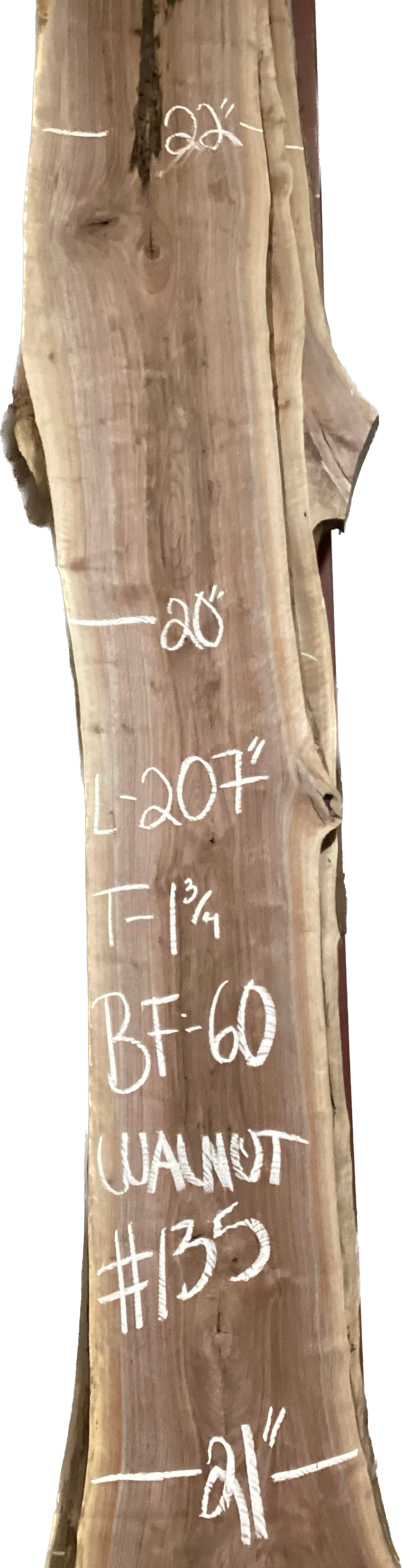 Walnut Slabs 8/4- 101-200