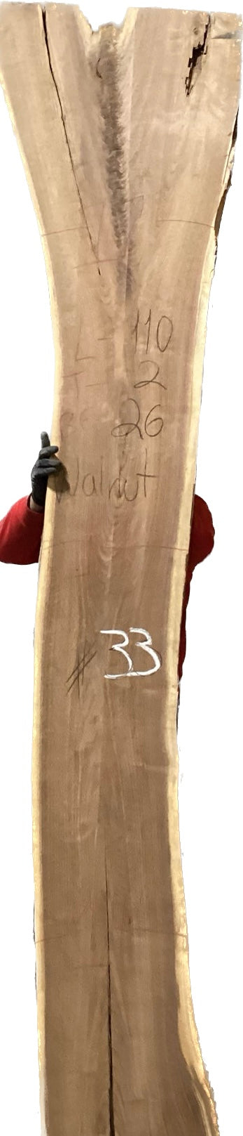 Walnut Slabs 8/4- 1-100