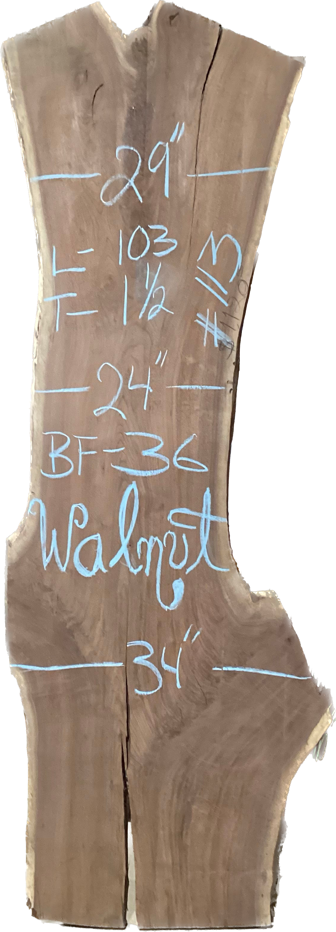 Walnut Slabs 8/4- 101-200