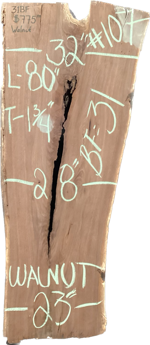 Walnut Slabs 8/4- 101-200