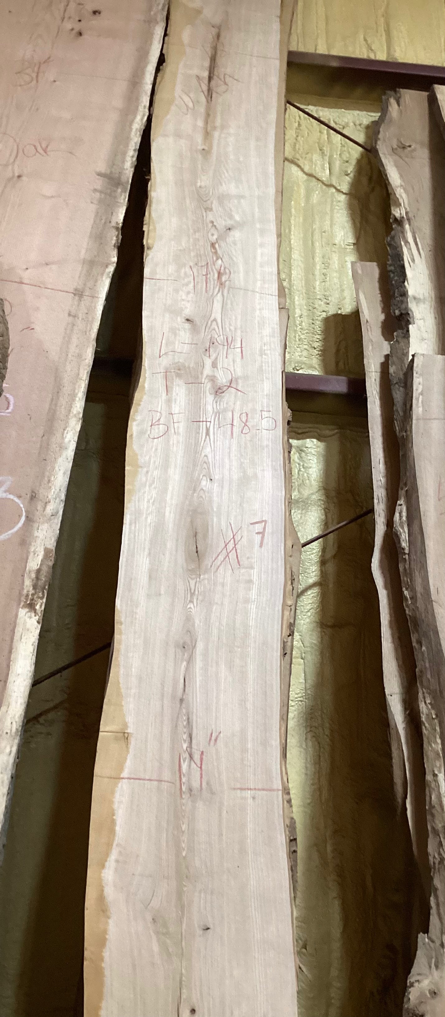 White Ash Slabs