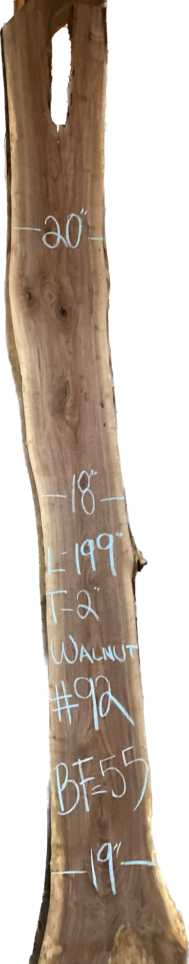 Walnut Slabs 8/4- 1-100
