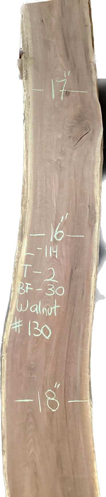 Walnut Slabs 8/4- 101-200