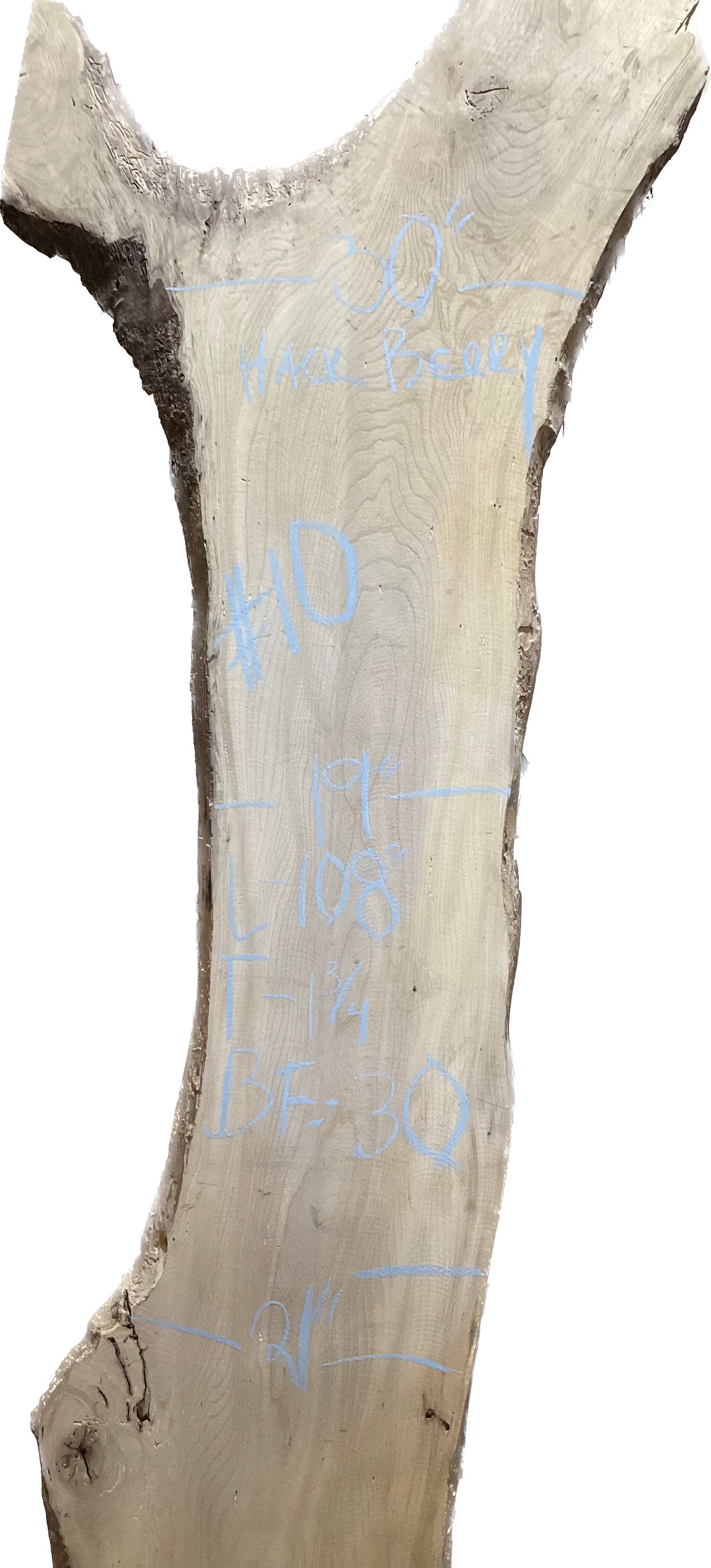 Hackberry 8/4 Slabs