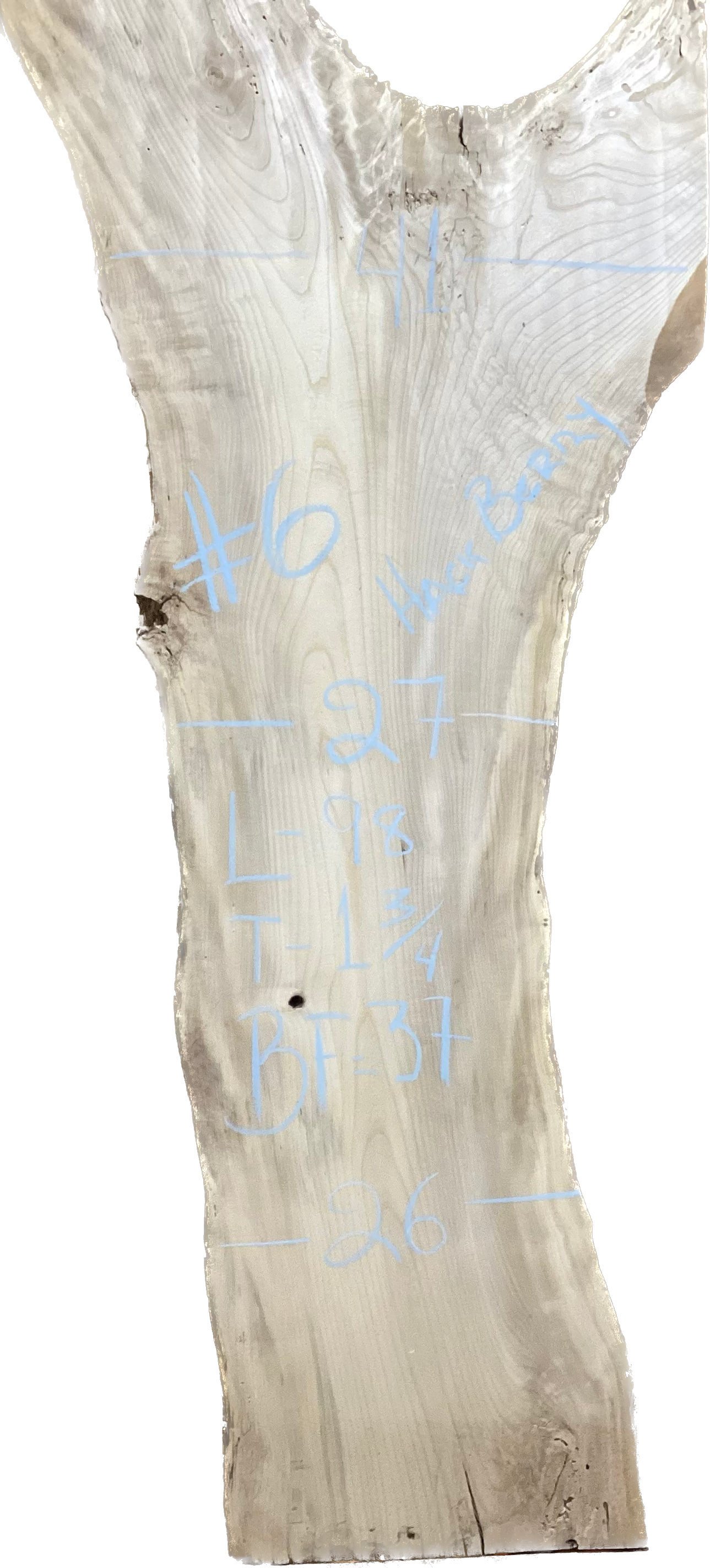 Hackberry 8/4 Slabs