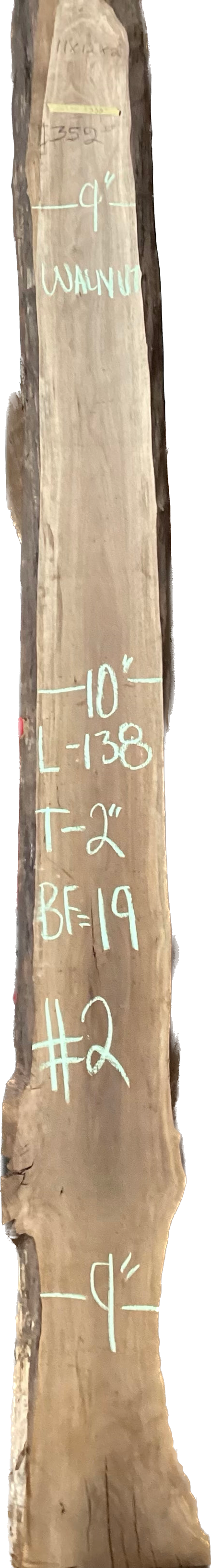 Walnut Slabs 8/4- 1-100