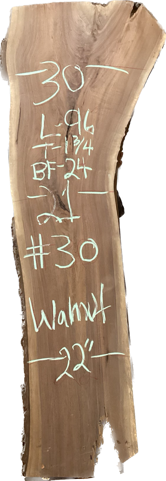 Walnut Slabs 8/4- 1-100