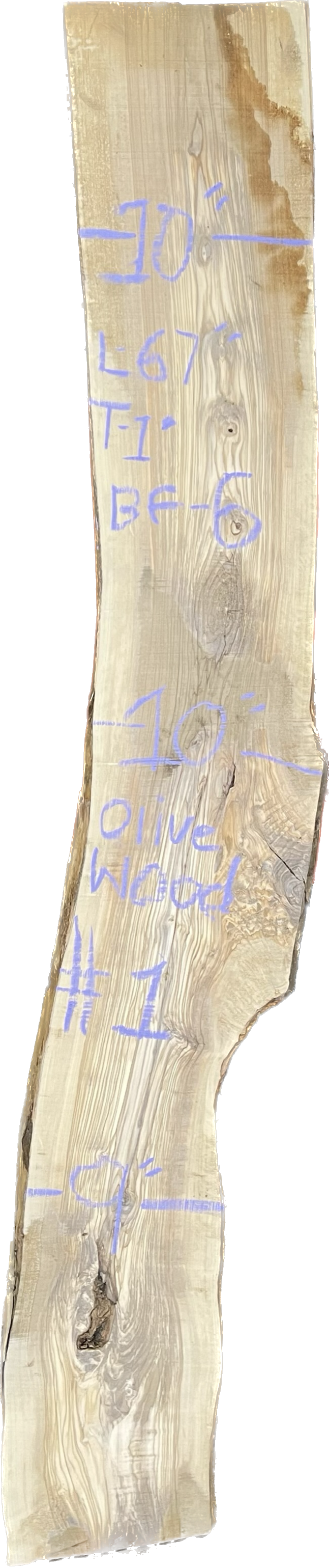 1/4 Thick Olive Wood Slabs (1 Lbs.) #S119 - Holy Land Olive Wood -  Bethlehem Olive Wood Factory
