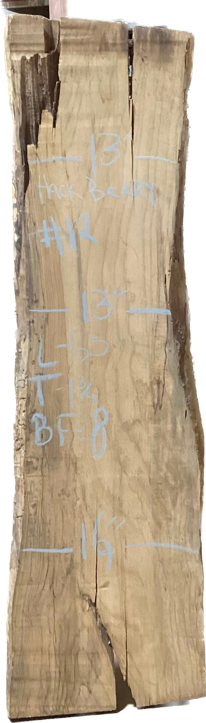 Hackberry 8/4 Slabs