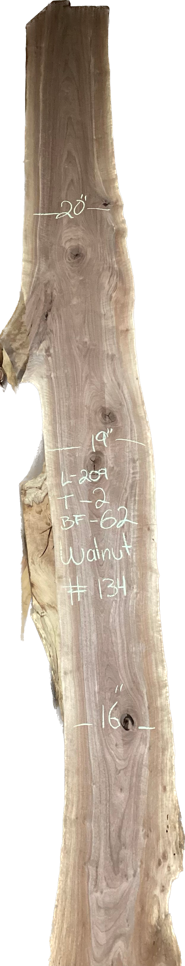 Walnut Slabs 8/4- 101-200