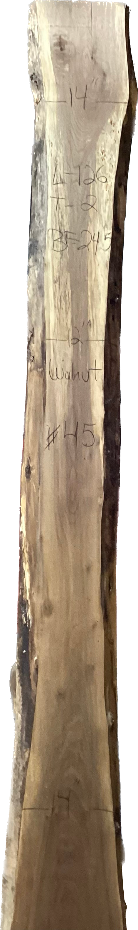 Walnut Slabs 8/4- 1-100