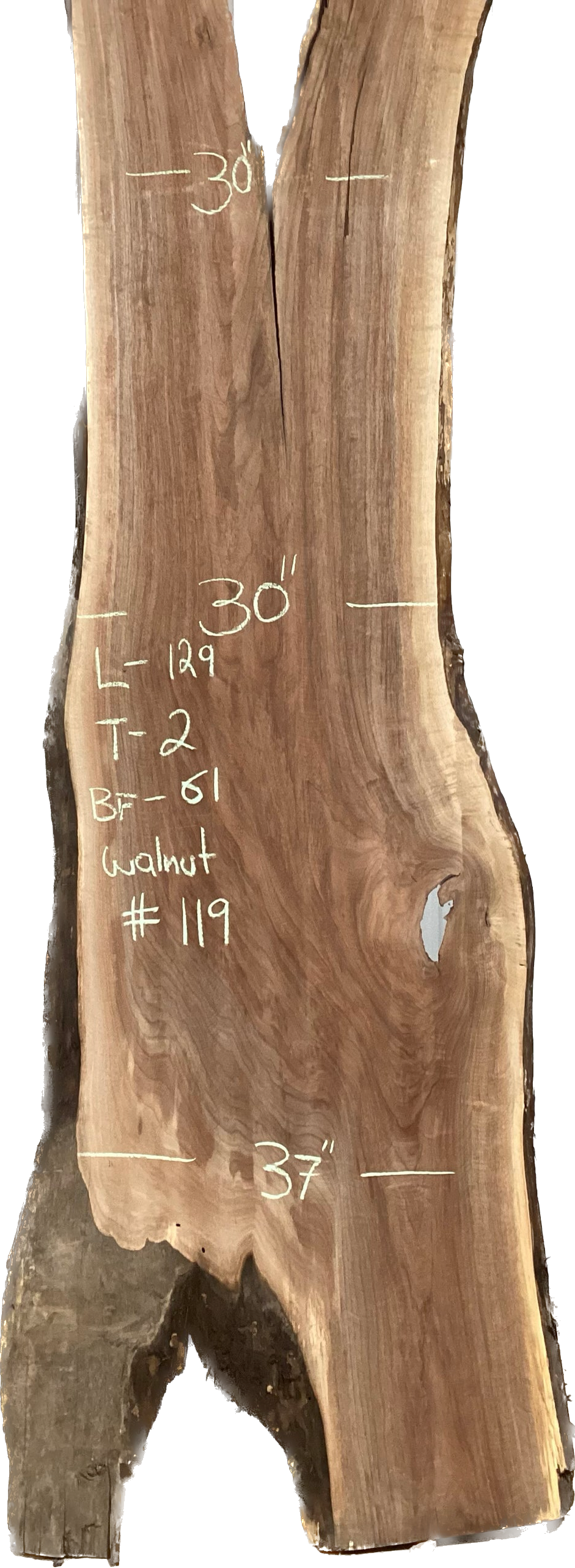 Walnut Slabs 8/4- 101-200
