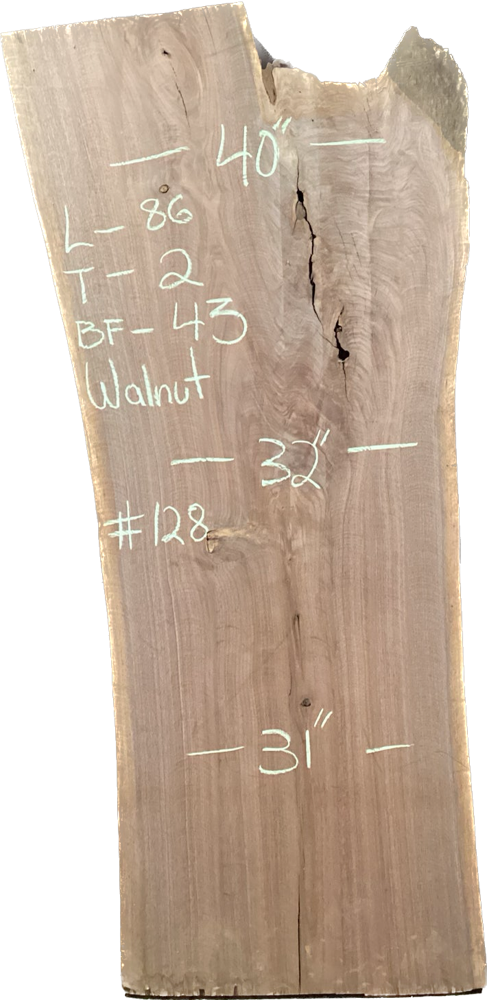 Walnut Slabs 8/4- 101-200