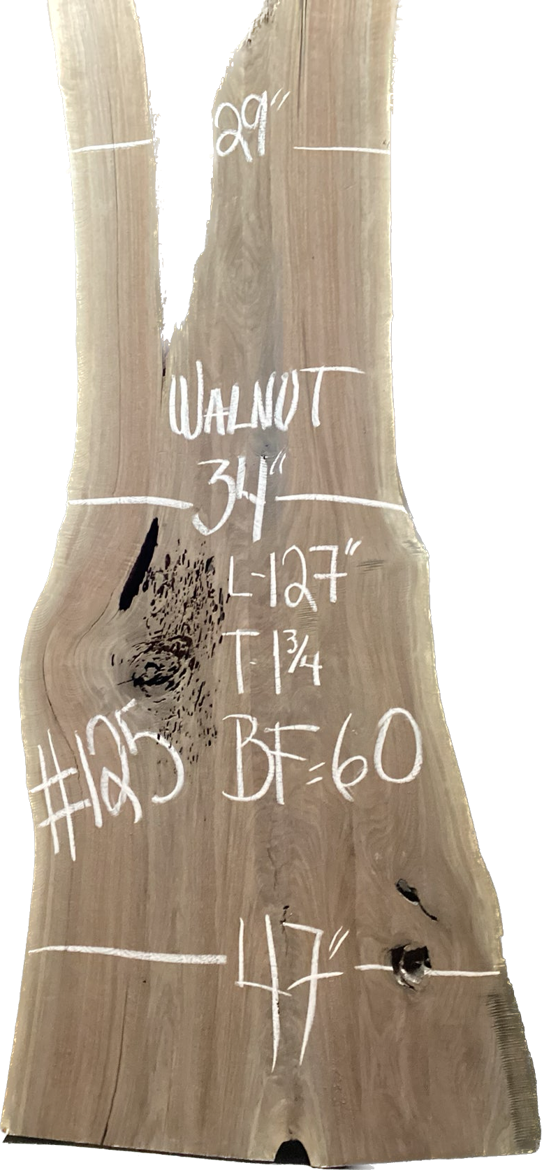 Walnut Slabs 8/4- 101-200