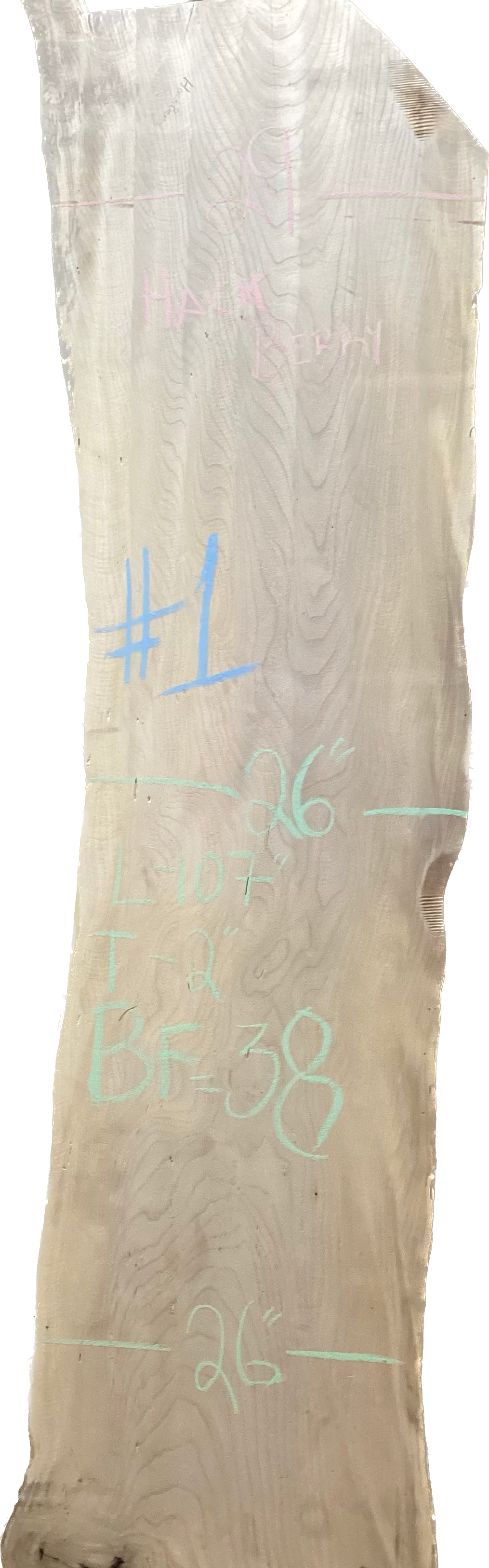 Hackberry 8/4 Slabs
