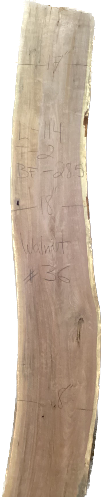 Walnut Slabs 8/4- 1-100