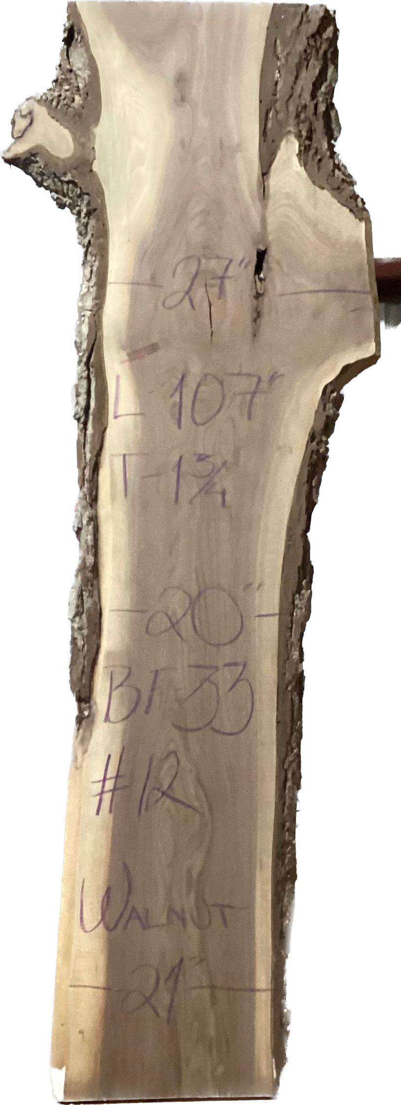Walnut Slabs 8/4- 1-100