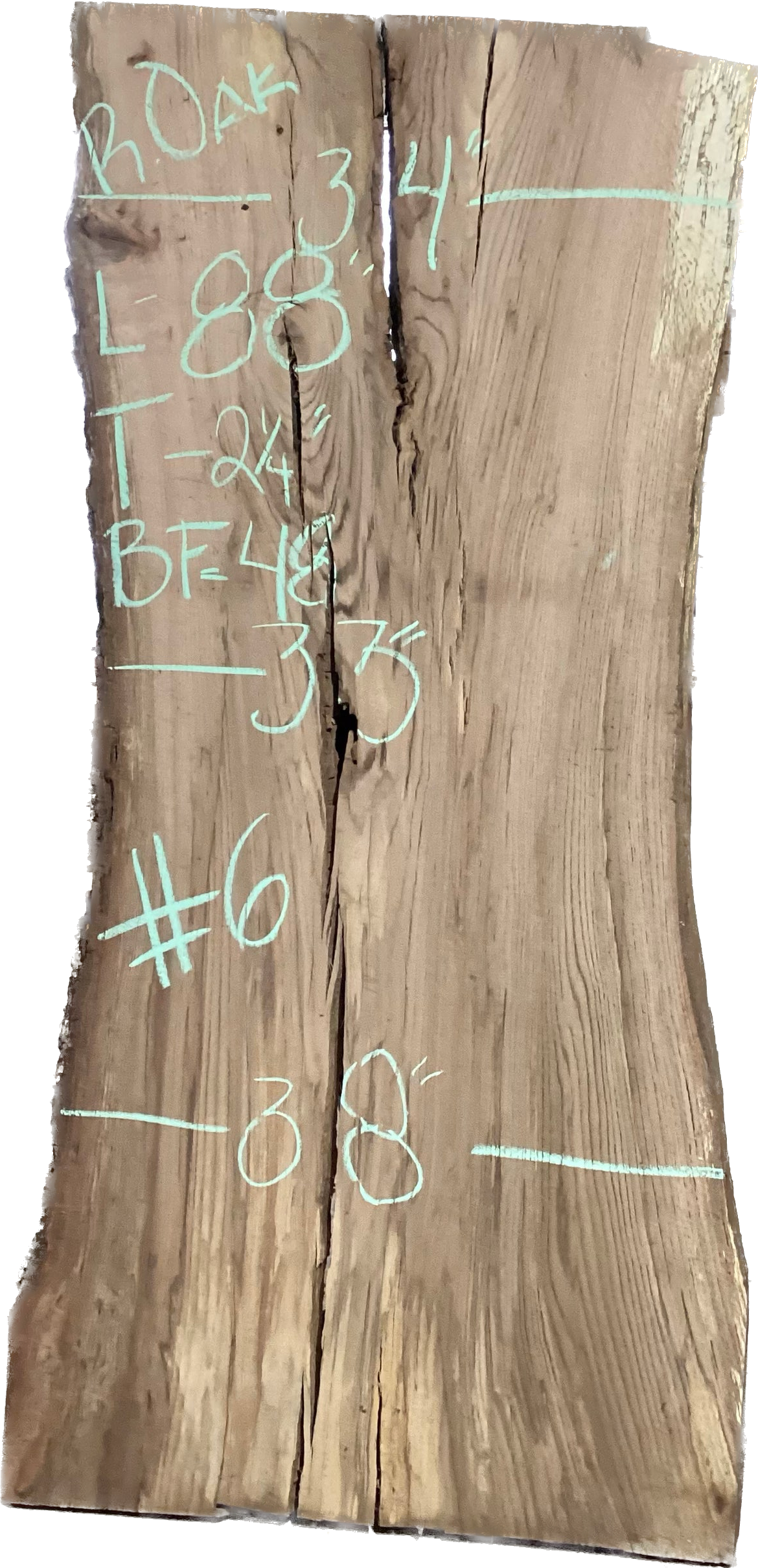Red Oak Slabs