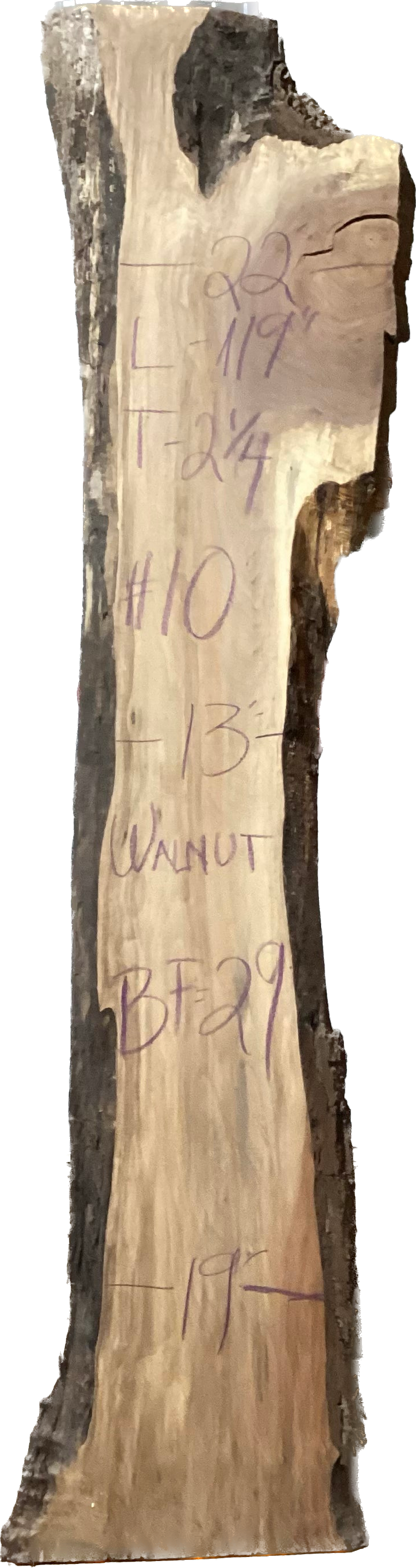 Walnut Slabs 8/4- 1-100