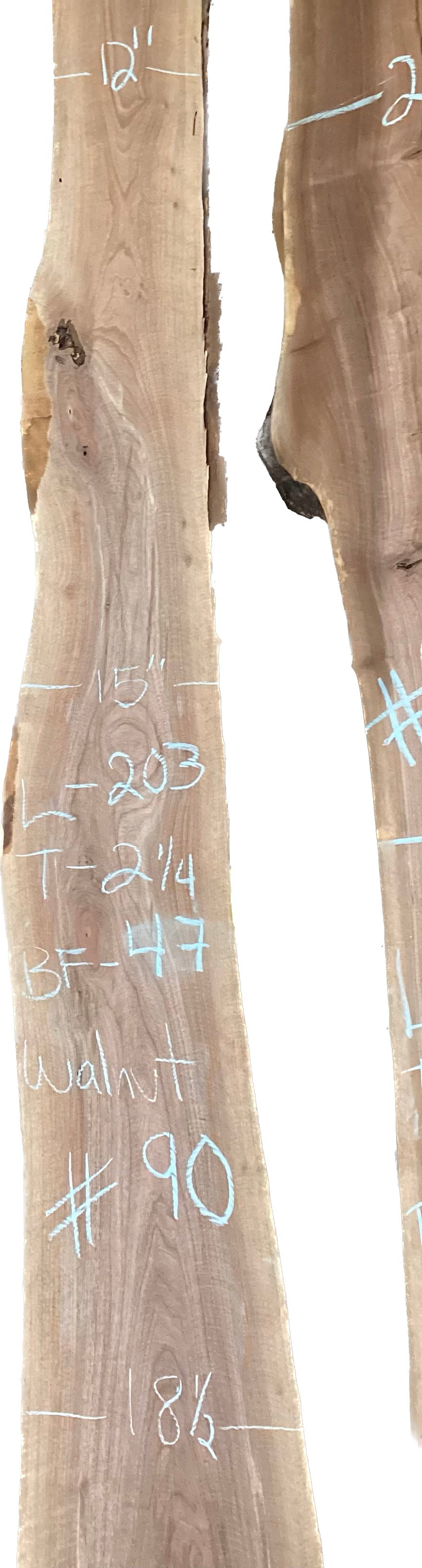 Walnut Slabs 8/4- 1-100