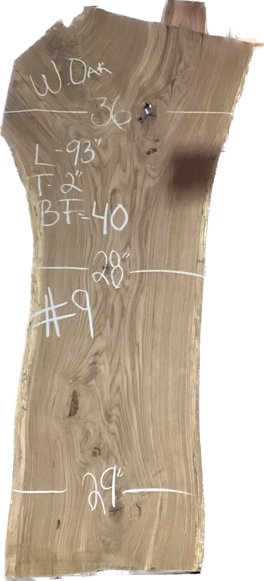 Oak Chestnut (Chestnut Oak) Slabs