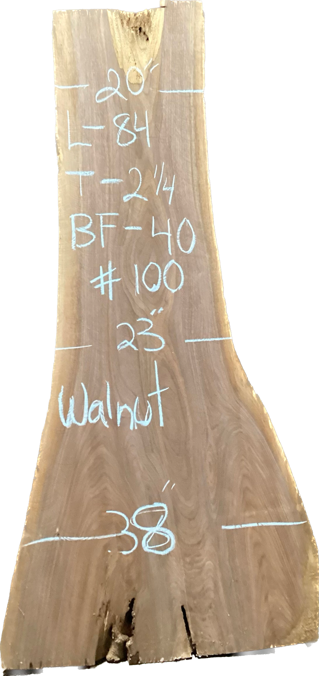 Walnut Slabs 8/4- 1-100