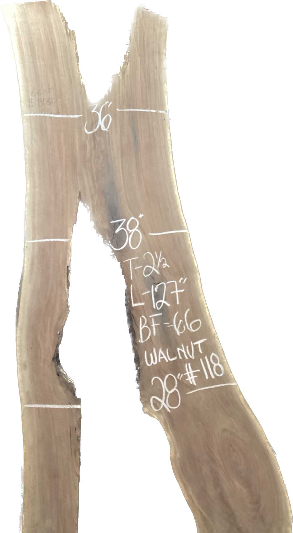 Walnut Slabs 8/4- 101-200