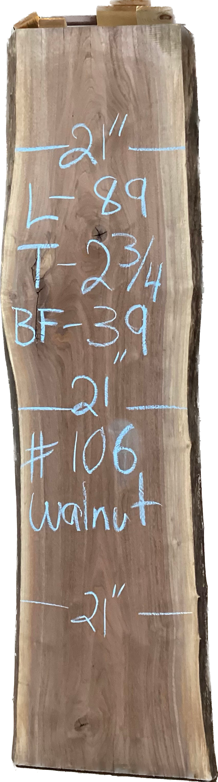 Walnut Slabs 8/4- 101-200