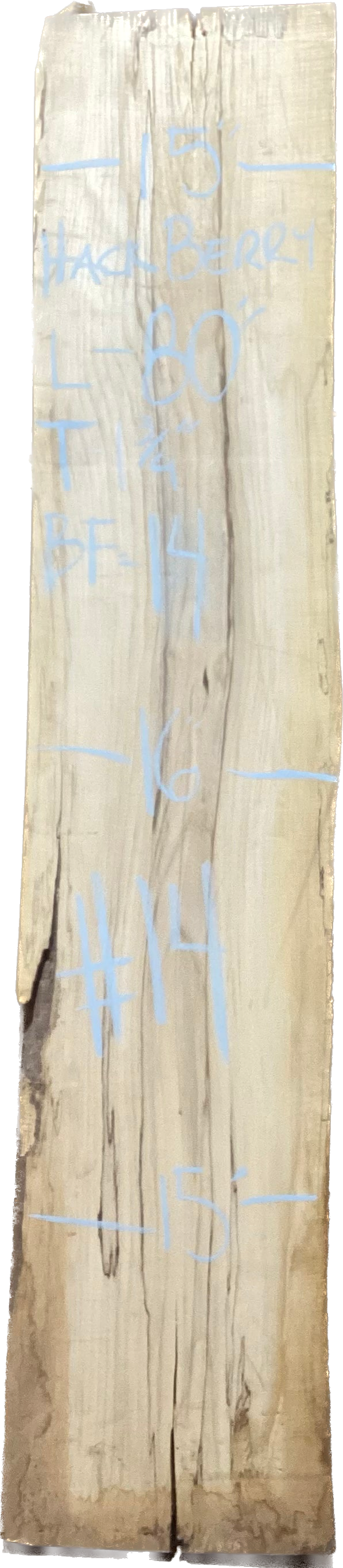 Hackberry 8/4 Slabs