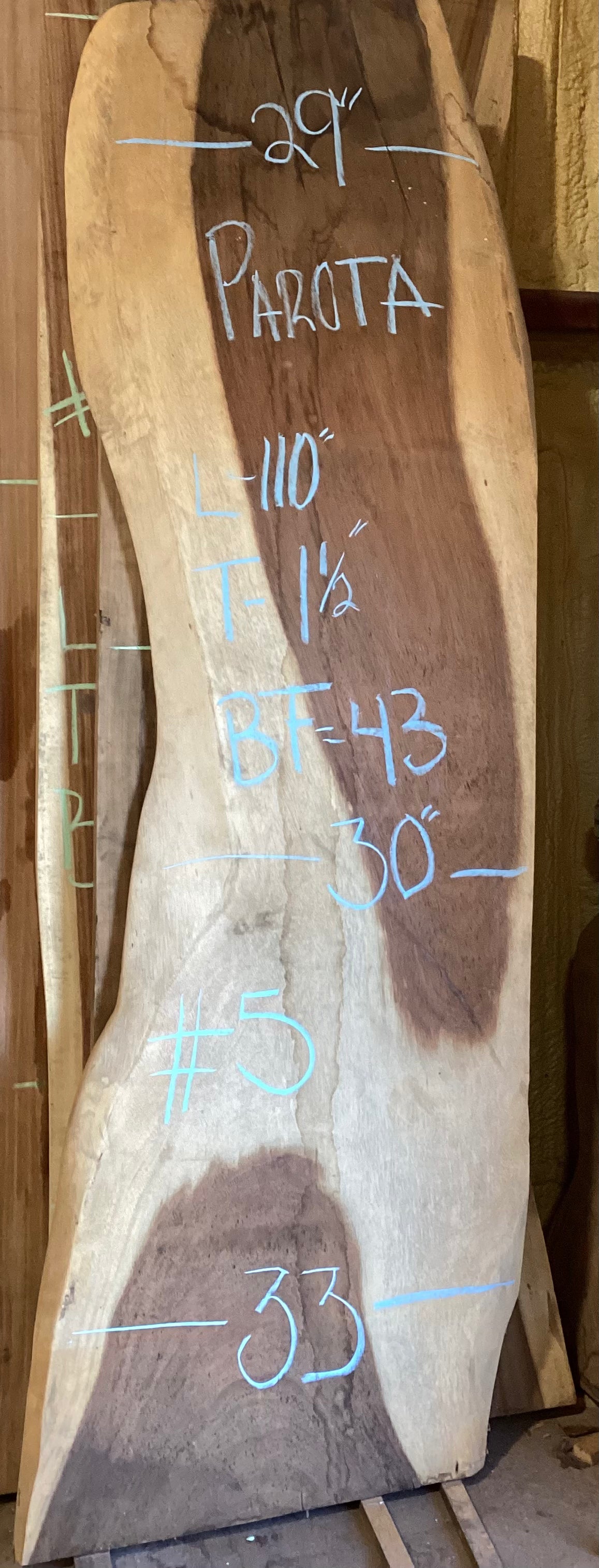 Parota Slabs