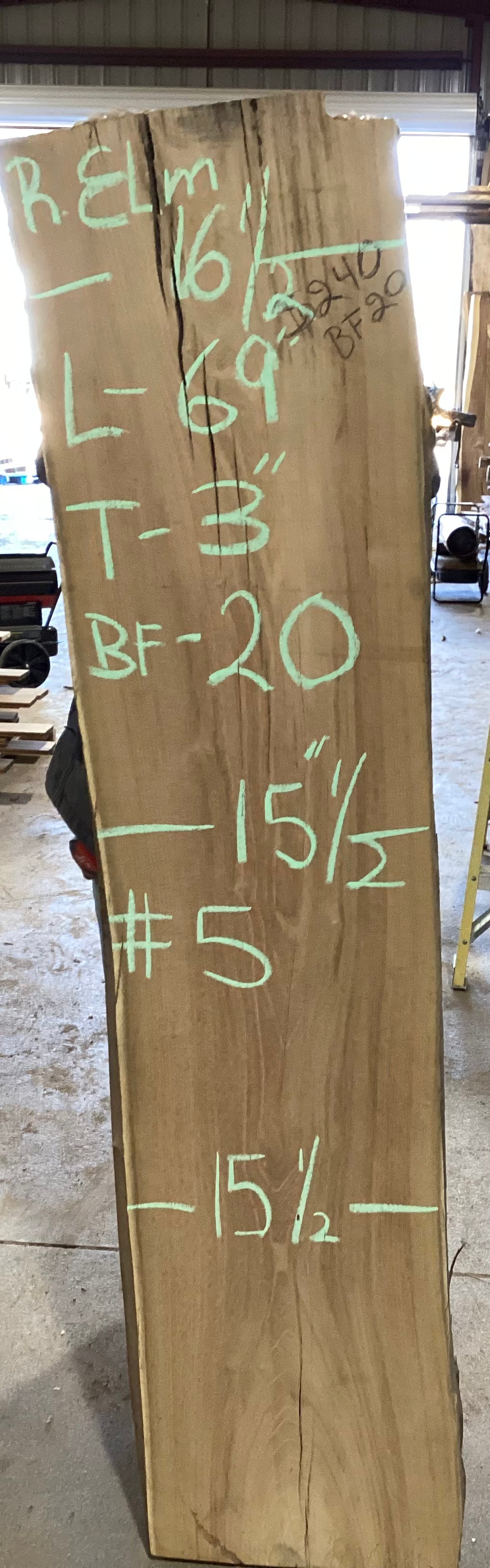Red Elm Slabs