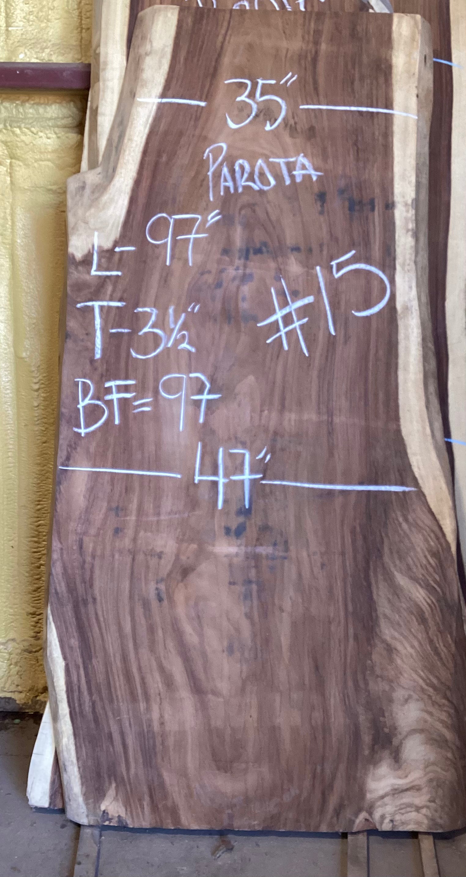 Parota Slabs