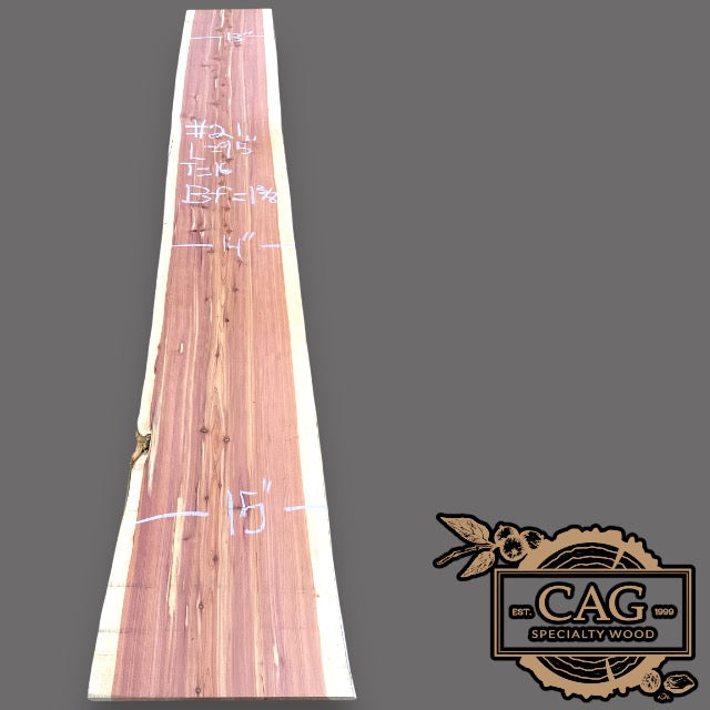 Eastern Red Aromatic Cedar Slabs