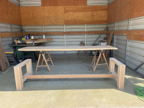 Premium Iron Table & Bench Legs – Handcrafted in the USA