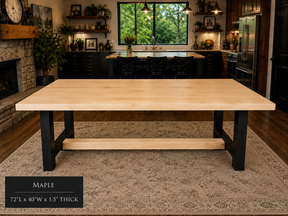 Custom Dining Room, Living Room or Kitchen Tables