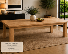 Custom Dining Room, Living Room or Kitchen Tables