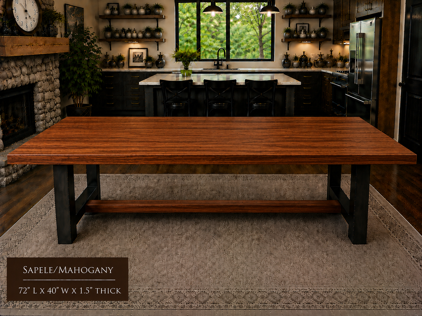 Custom Dining Room, Living Room or Kitchen Tables