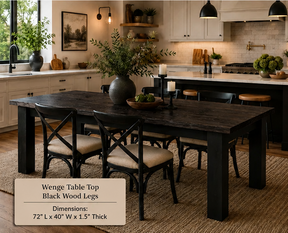 Custom Dining Room, Living Room or Kitchen Tables