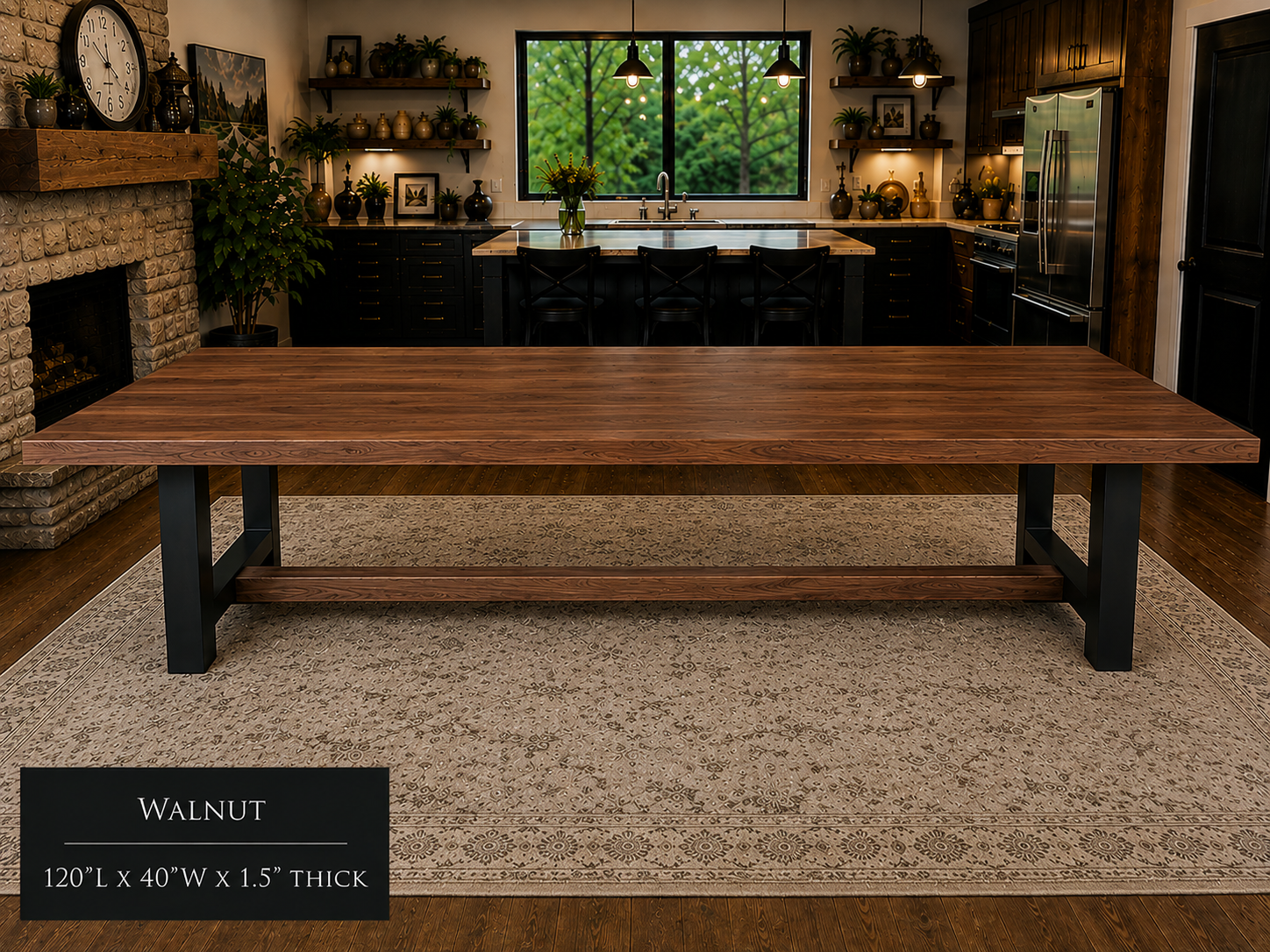 Custom Dining Room, Living Room or Kitchen Tables