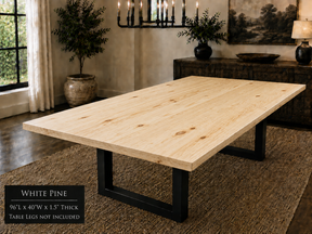 Custom Dining Room, Living Room or Kitchen Tables