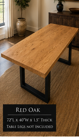 Custom Dining Room, Living Room or Kitchen Tables