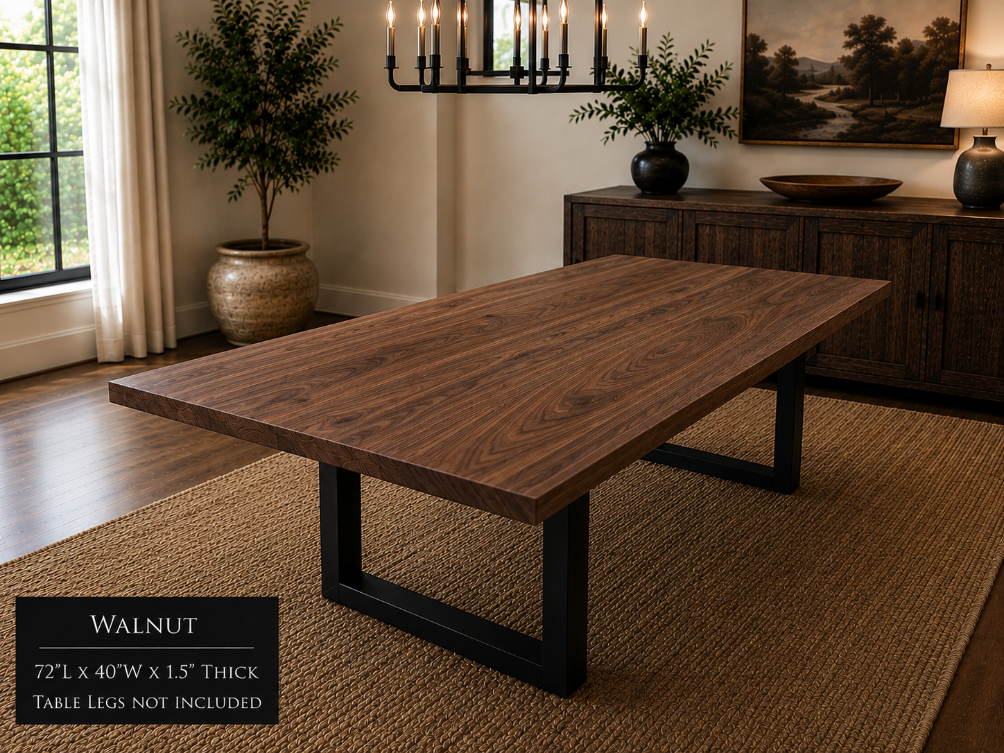 Custom Dining Room, Living Room or Kitchen Tables