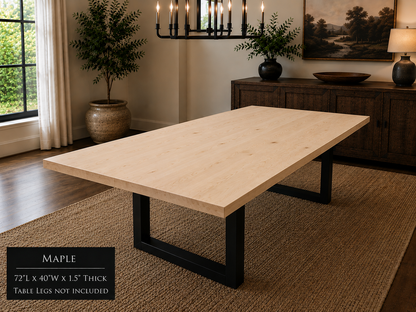 Custom Dining Room, Living Room or Kitchen Tables