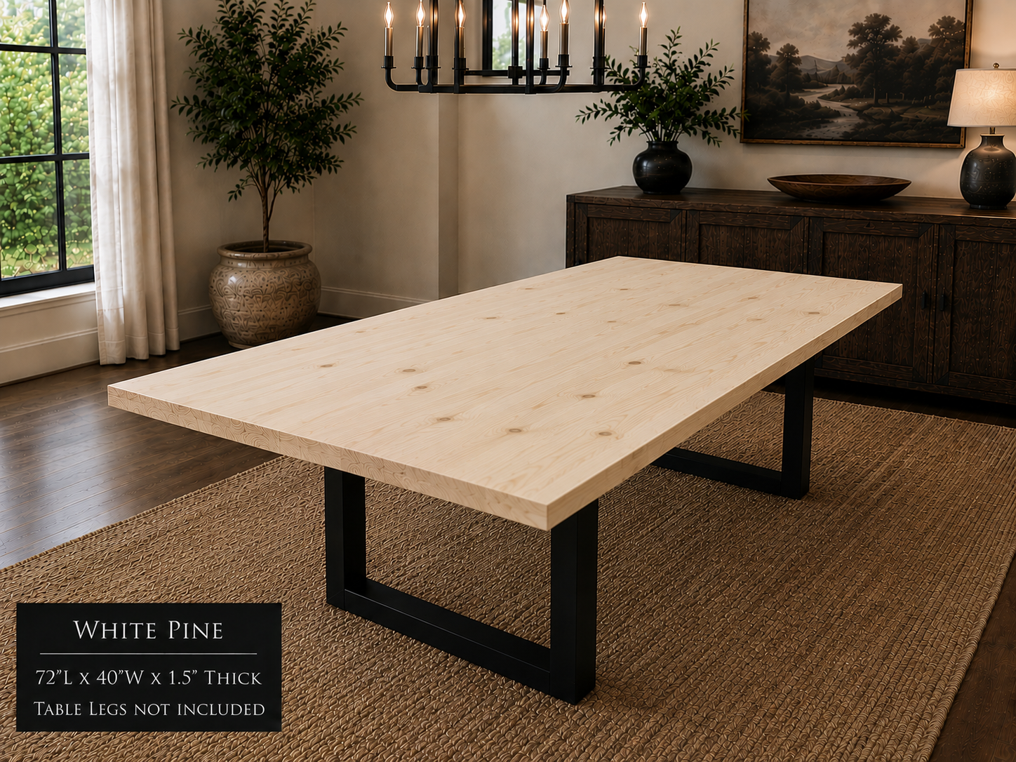 Custom Dining Room, Living Room or Kitchen Tables