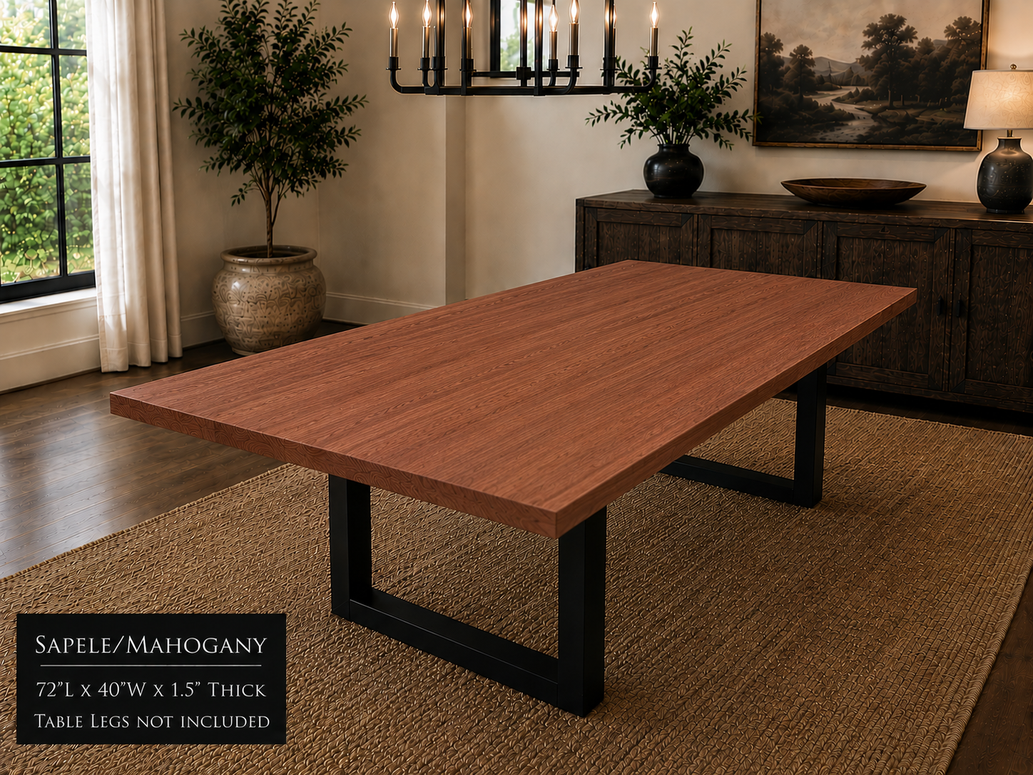Custom Dining Room, Living Room or Kitchen Tables