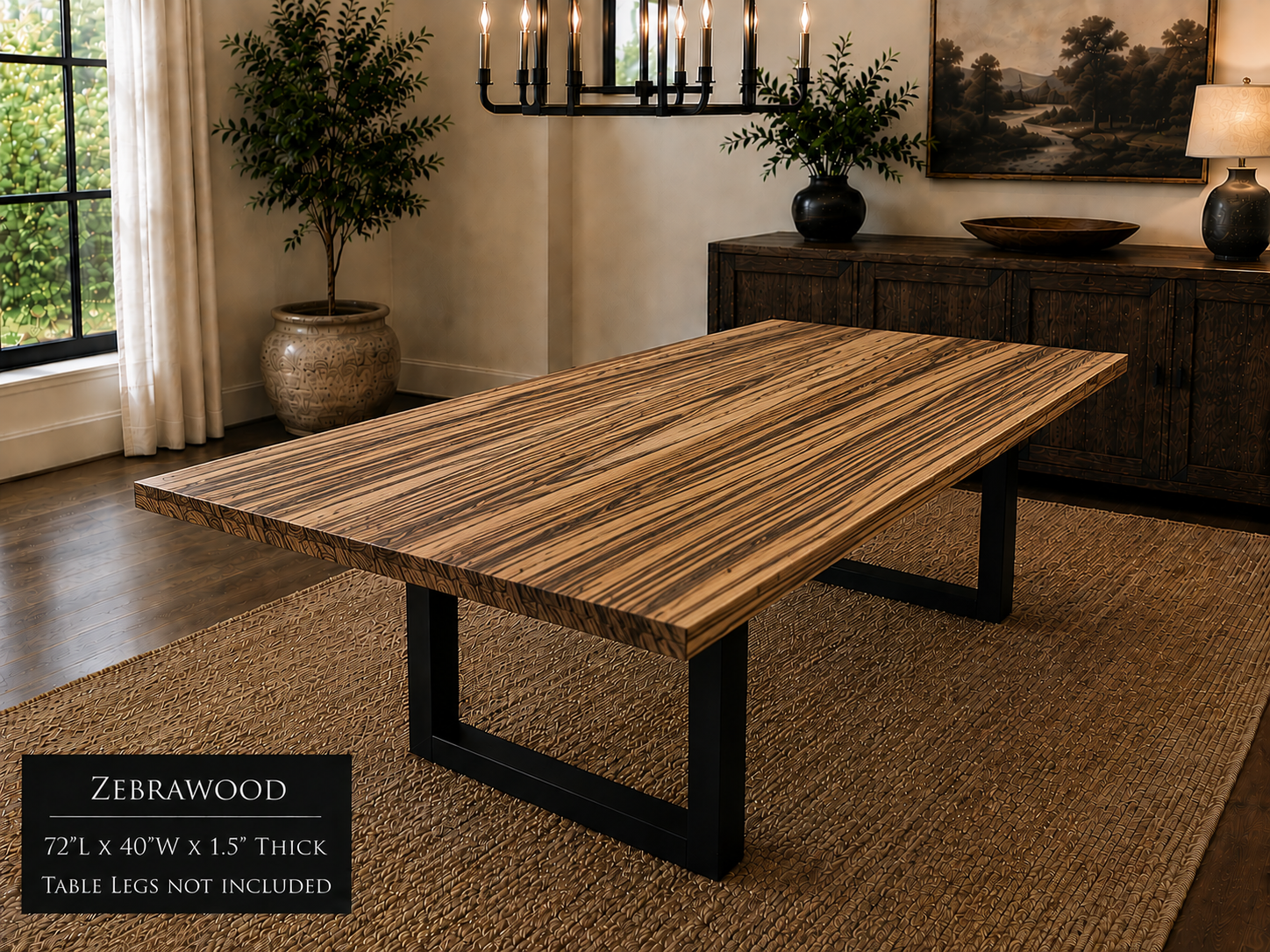 Custom Dining Room, Living Room or Kitchen Tables